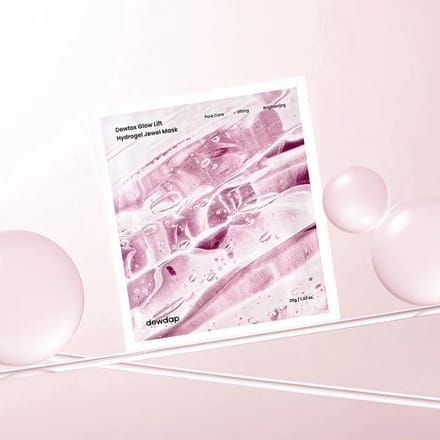 Dewdap Dewtox Glow Lift Hydrogel Jewel Mask - 4 x sheets - 35G