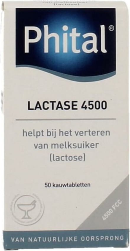 Lactase 4500 - 50 kauwtabletten aardbei