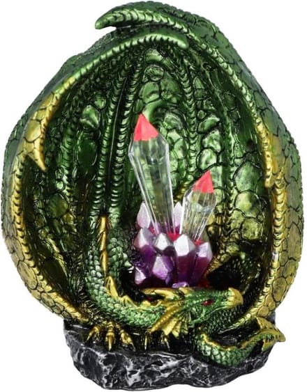 Nemesis Now Beeld/figuur Quartz Guard Groen met LED licht