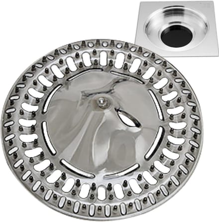 Douche Afvoer Stopper - Wastafel Haarvanger - Verstopping Voorkomen - IJsberg Ontwerp - 10 stuks - Wit
