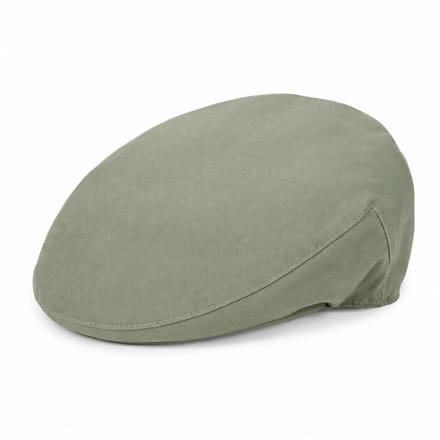 Hatman of Ireland Poplin flat cap Lovat, katoen maat Medium (58cm)