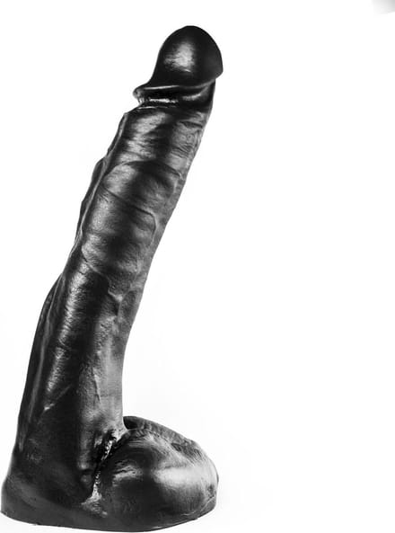 Dark Crystal XXL Dildo 32 x 6.5 cm - zwart