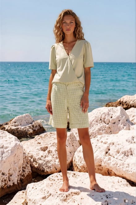 MI PIACE - Travel Top Wrap 202838 Sweet Pea - Maat : S
