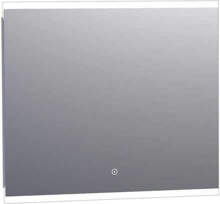Brauer Jasper Spiegel - Rechthoekig - 80 cm - met Directe LED-Verlichting - Dimbaar - met Touchbediening
