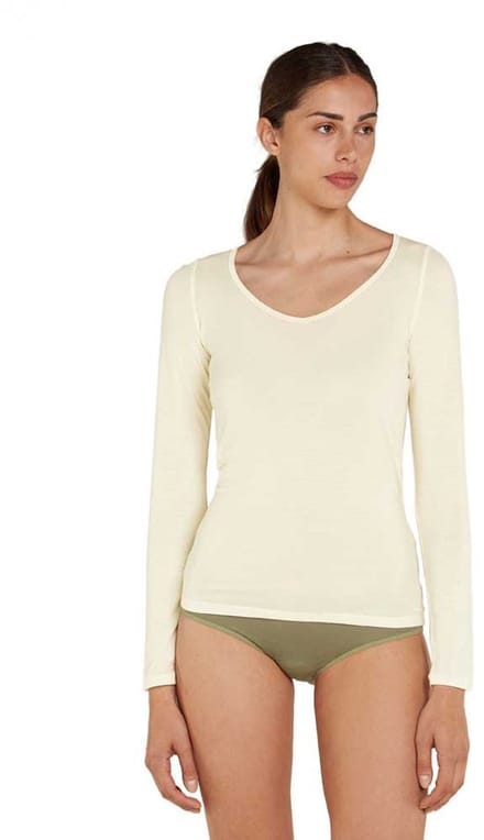 Icebreaker Siren Sweetheart Top (Maat - L, Kleur - Undyed)
