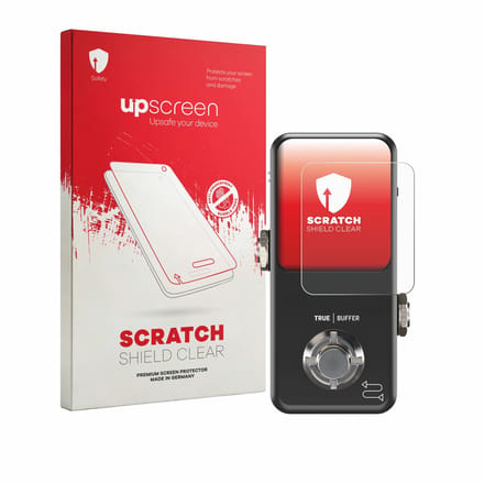 upscreen - Screenprotector voor TC Electronic POLYTUNE 3 Noir - Folie Beschermfolie transparant
