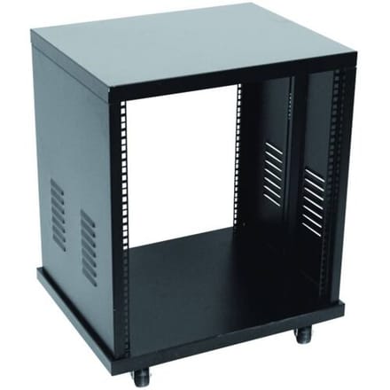 Omnitronic SR-19 19 inch rack 10 HE Staal Incl. wielen