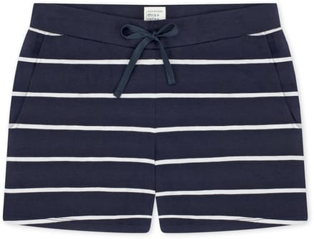 Korte broek met donkerblauwe gestreepte strepen - Mix+ Relax 48