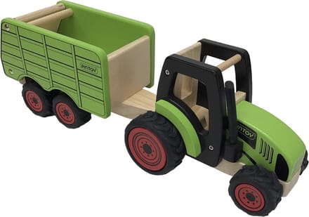 Pintoy Tractor met Aanhanger