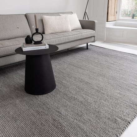 Wollen Vloerkleed Donkergrijs Vik - 240 x 340 - (XL)