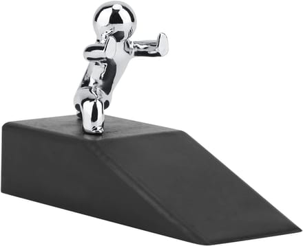Deurstopper Rubber - Klem - Veiligheid Kinderen - Anti-collision - 11 x 7 x 5 cm - Zwart
