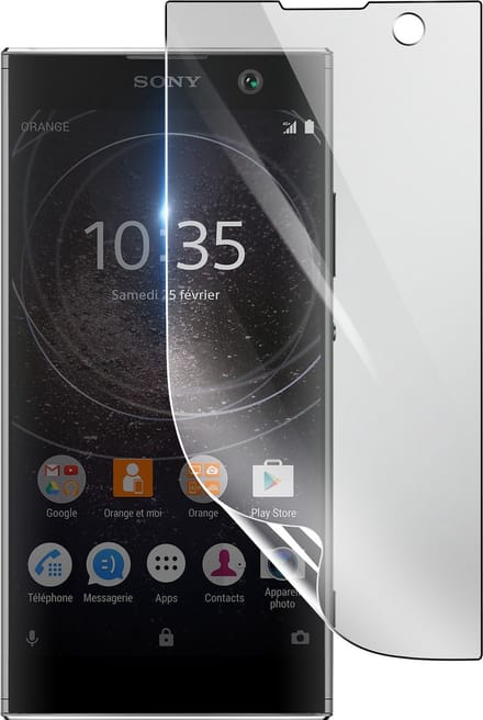 3mk, Geschikt voor Sony Xperia XA2, Schokbestendige Hydrogel Screenprotector, Transparant