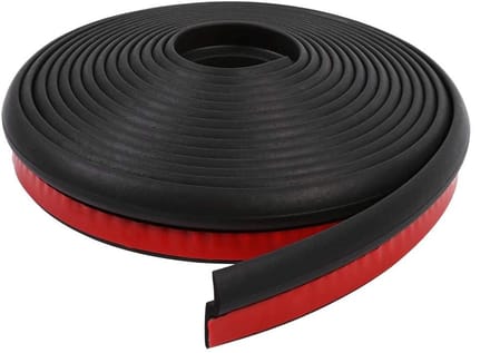 Allecto - Universele Z-vormige Rubber Deurrubber Strip voor Auto's - 4M