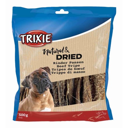 500g Trixie Natural & Gedroogde runderpens hondensnacks