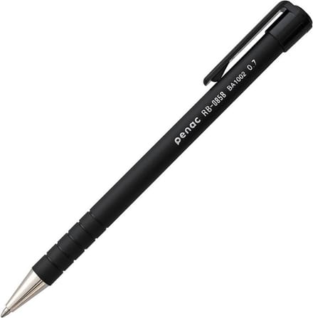 Penac Balpen - RB-085 - Zwart - 0.7mm - Zwarte inkt