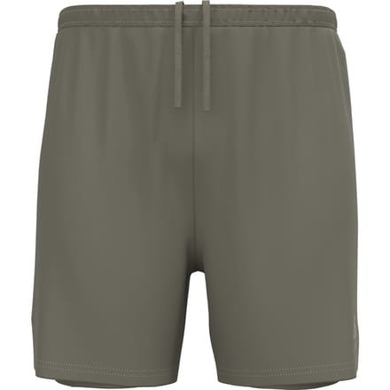 Odlo Essential 6in 2in1 Hardloopshorts Heren-kaki