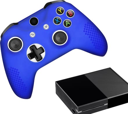 Gadgetpoint - Hoesjes & Skins voor Xbox One - Performance Gaming Case - Soft Grip Covers - Anti-Slip Controller Accessoires - Blauw