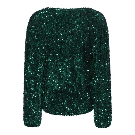 Teagan wikkelblouse in groen