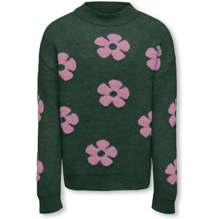 Kids ONLY winter sweater meisjes - groen - KogNaja - regular fit, gebreid