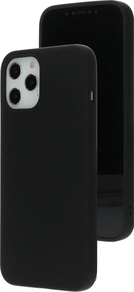 Mobiparts hoesje geschikt voor de Apple iPhone 12 Pro Max - Siliconen - Zwart