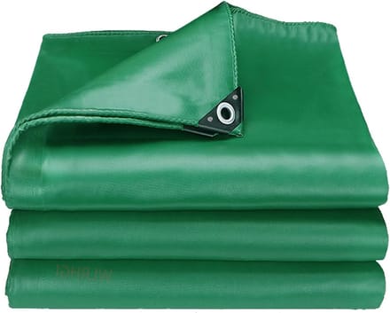Multifunctioneel Grondzeil - Afdekzeil Waterdicht - Bescherming Buiten - Versterkte Ogen - 0.5 x 39.5 m - Groen