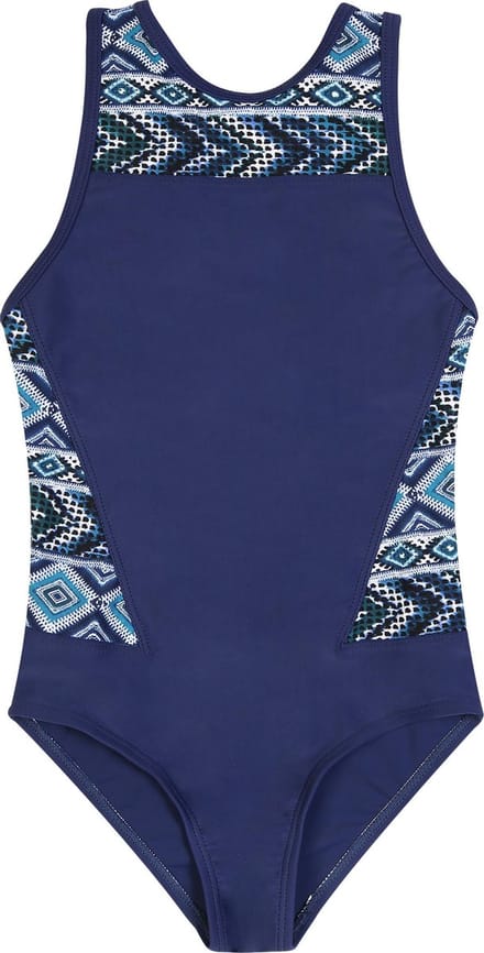 Badpak met racerback- Navy tribal parttern 164-170