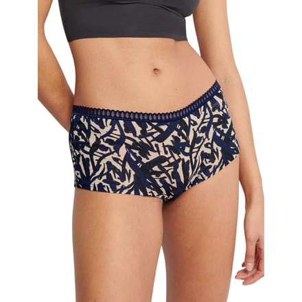 Sloggi Women GO Crush Short (3-pack) - dames boxer - zwart - blauw - print