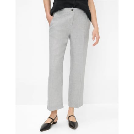 Brax Dames Culotte  Style MAINE S GREY MELANGE, lichtgrijs, maat 46