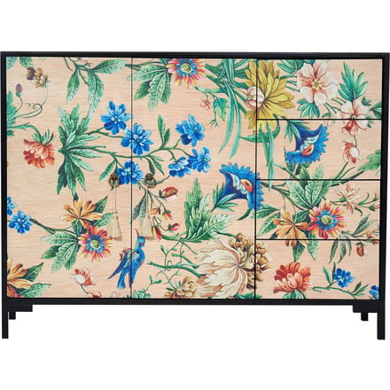 Dressoir Matteo Beige Flowers | Really Nice Things