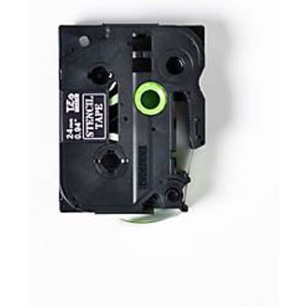 Labeltape sjabloon Brother STe STe-151 Tapekleur: Transparant Tekstkleur:Wit 24 mm 3 m