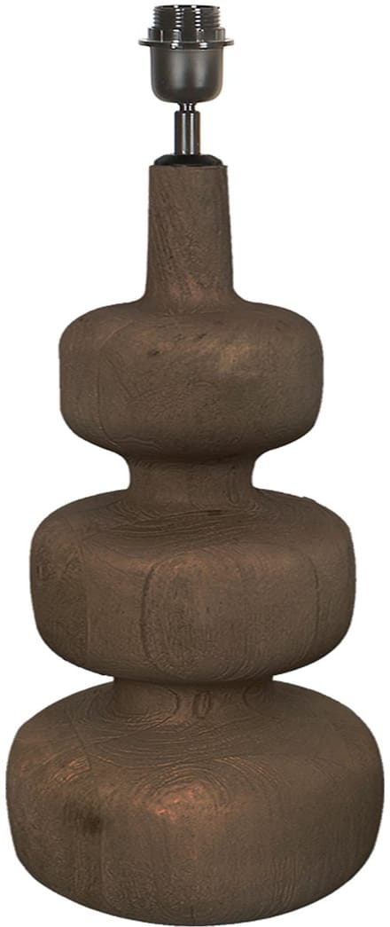 by Mooss - Tafellamp - Hout - Modern - Umber - Mat - Donkerbruin - 50 cm