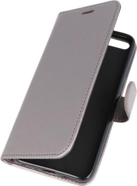 Grijs Wallet Case Hoesje voor Huawei Honor 10