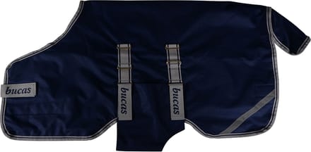 Bucas Veulendeken Bucas Turnout 50gr Donkerblauw-zilver - One size