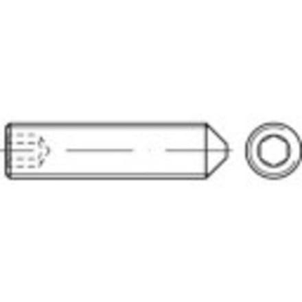 Toolcraft - Draadpennen DIN 914 - 10 mm - Galvanisch staal M8 - 200 stuks