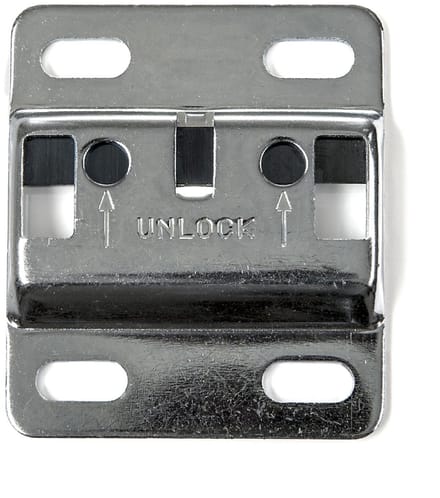 Steunplaat 60x70 mm voor onderkastophanger SOLID 807