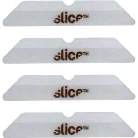 Slice dozenopener, reservemesjes keramiek, afgerond, 4 stuks