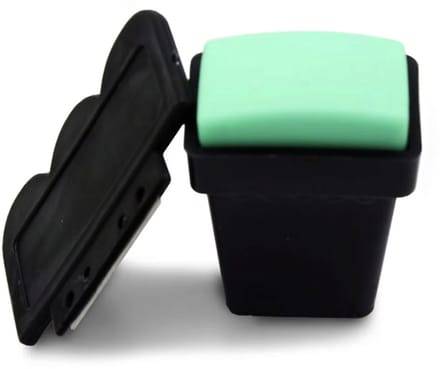 Nagelstempel & Scraper – Zwart/Groen -PURPLEBOX