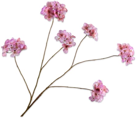 Silk-ka - Kunstbloem - hortensia - roze - H121 cm