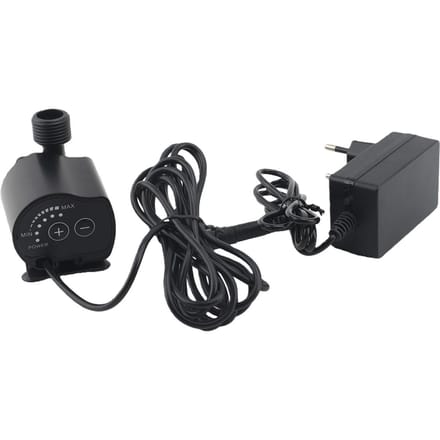 Pompe à eau 12V 15W Débit 800LPH Hauteur de refoulement 5m Contrôle 5 vitesses Pompe à eau DC avec ventouse
