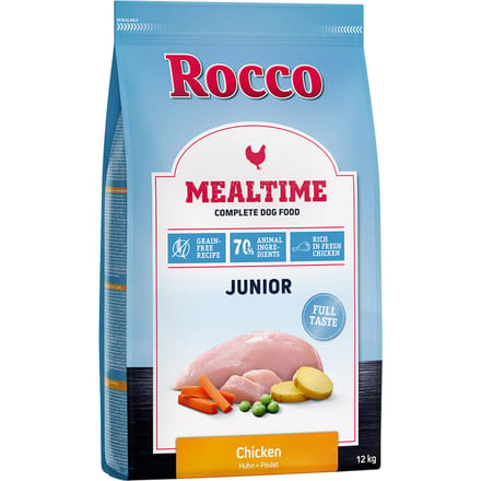 Rocco Mealtime Junior - Kip Hondenvoer - 12 kg