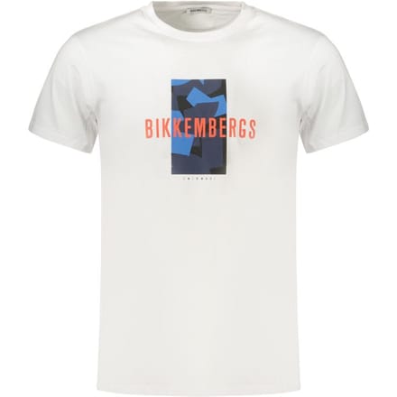 Bikkembergs Witte Katoenen Mannen T-Shirt