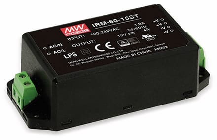 MEAN WELL AC/DC-printvoeding IRM-60-5ST, 5 V-/10 A, 50 W