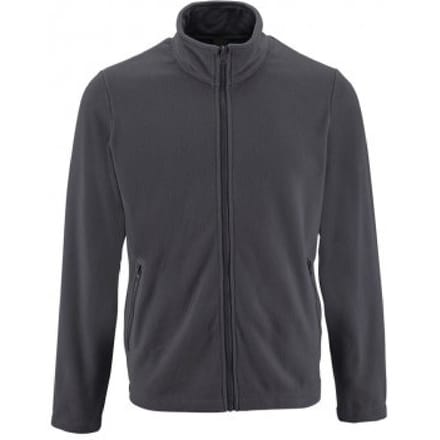 SOLS Heren Normandische Fleece Jas (Houtskool)