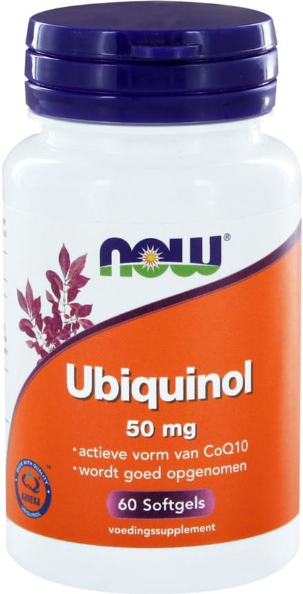 Now Foods - Ubiquinol COQH-CF - 50 mg per Capsule - 60 Capsules