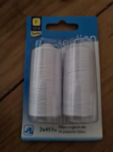 Sorbo 2x457m Polyestergaren zwart
