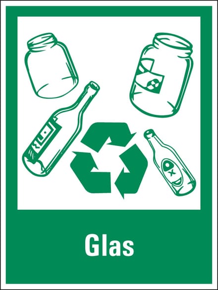 Glas scheiden sticker 400 x 300 mm