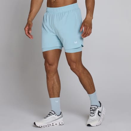 MP Heren Training 5  2-in-1 Short - Ice - M