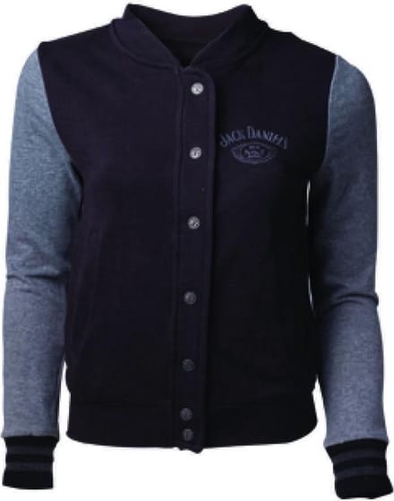 Jack Daniel's - College dames vest zwart/grijs - L