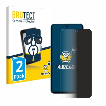 BROTECT - privacy screenprotector voor Google Pixel 8 Pro - Folie Beschermfolie Blauwlichtfilter 2 Stuks