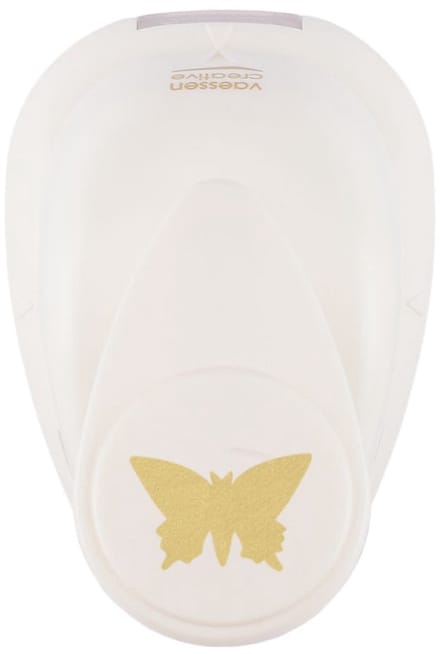 Vaessen Creative Pons - Figuurpons - Vlinder - 1 x 1,5 cm